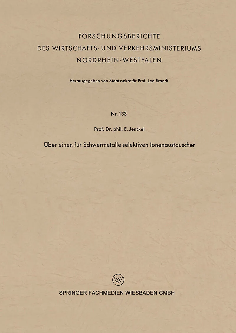 Über einen für Schwermetalle selektiven Ionenaustauscher