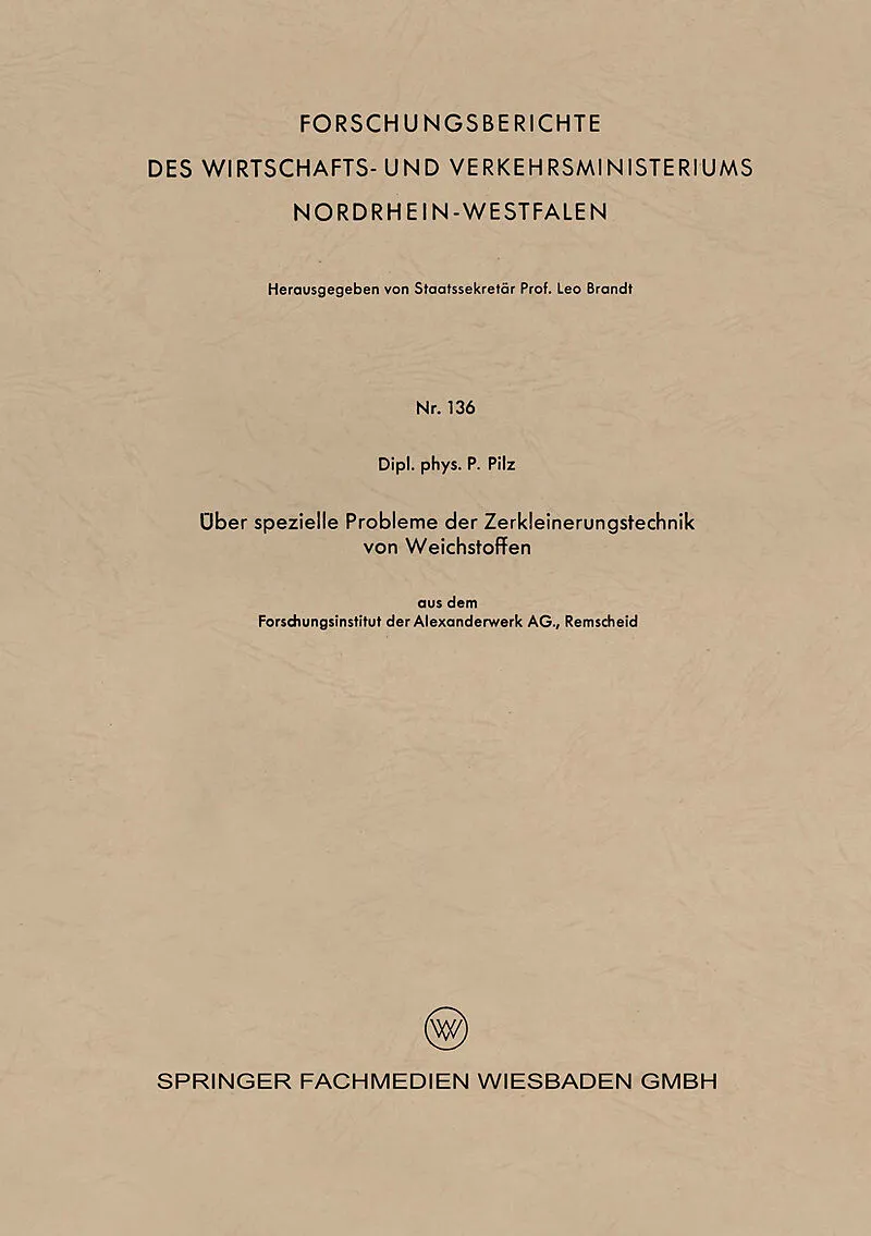 Über spezielle Probleme der Zerkleinerungstechnik von Weichstoffen