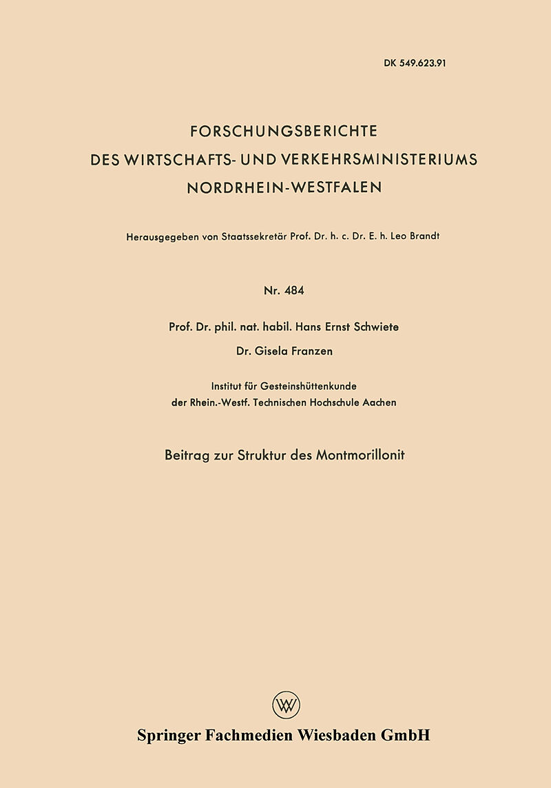 Beitrag zur Struktur des Montmorillonit