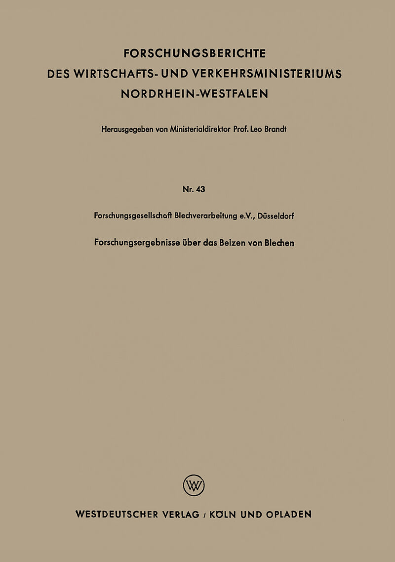Forschungsergebnisse über das Beizen von Blechen