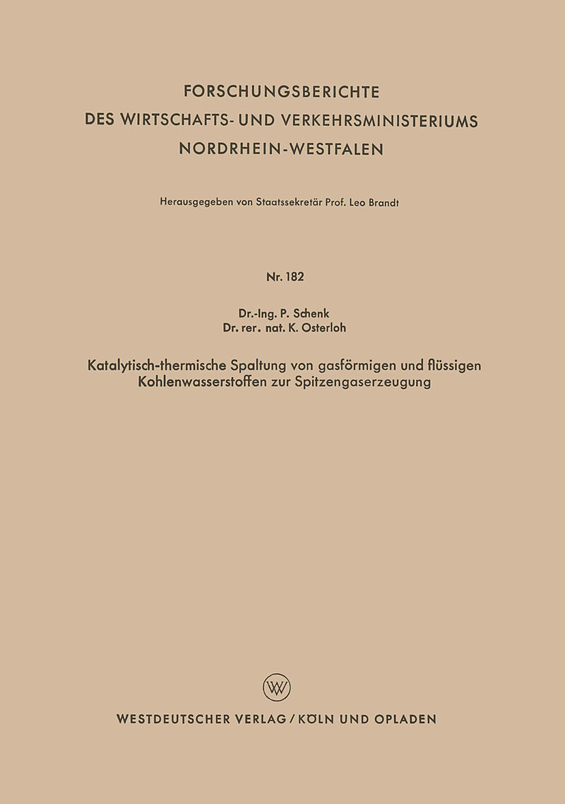 Katalytisch-thermische Spaltung von gasförmigen und flüssigen Kohlenwasserstoffen zur Spitzengaserzeugung