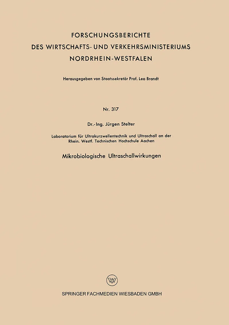 Mikrobiologische Ultraschallwirkungen