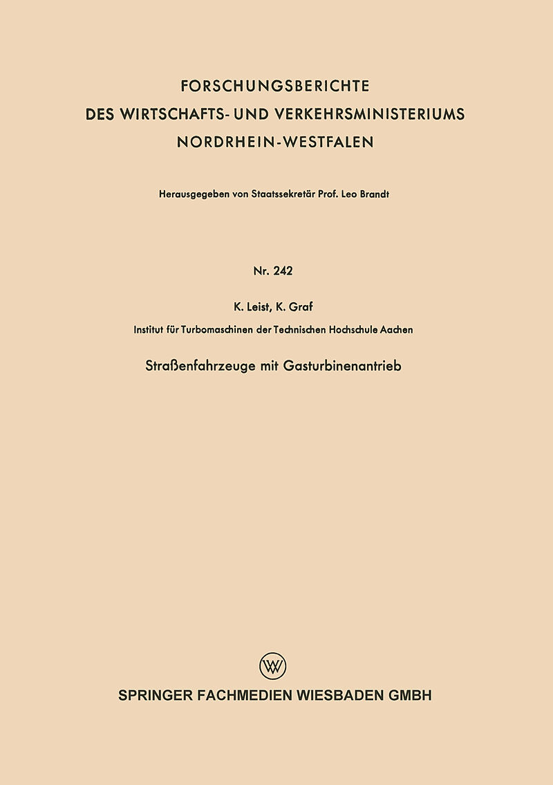 Straßenfahrzeuge mit Gasturbinenantrieb