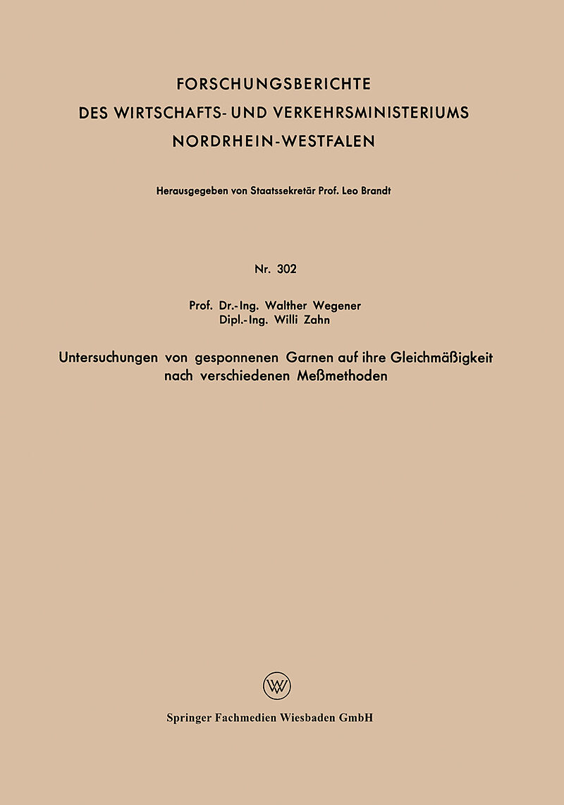 Untersuchungen von gesponnenen Garnen auf ihre Gleichmäßigkeit nach verschiedenen Meßmethoden