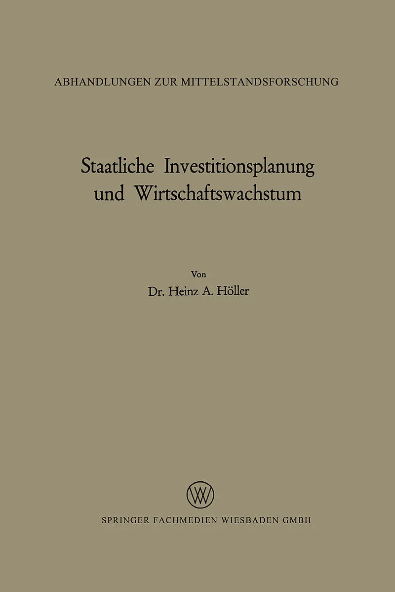 Staatliche Investitionsplanung und Wirtschaftswachstum