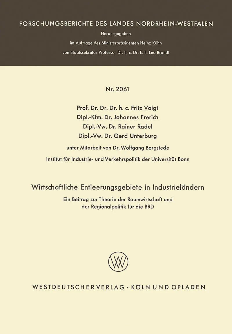 Wirtschaftliche Entleerungsgebiete in Industrieländern