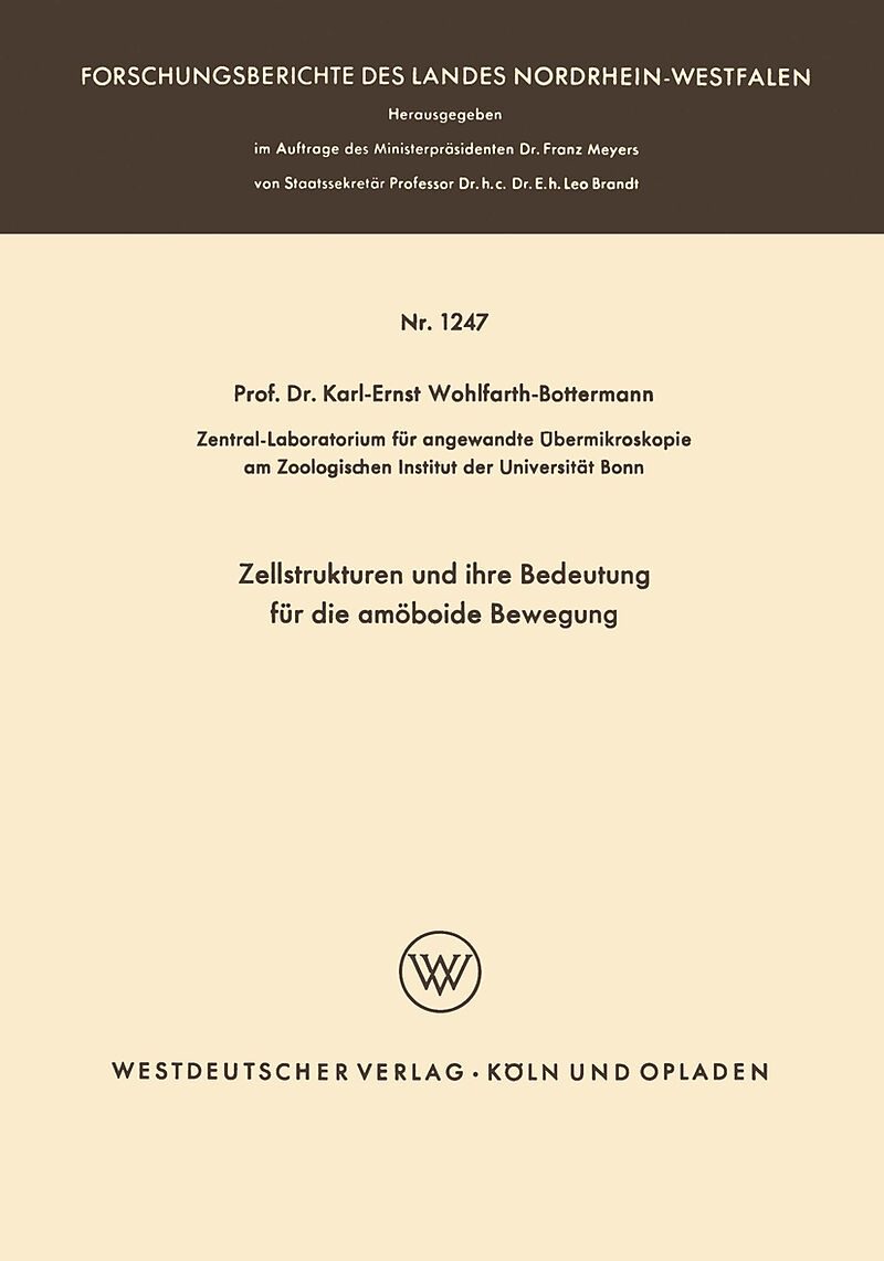 Zellstrukturen und ihre Bedeutung für die amöboide Bewegung