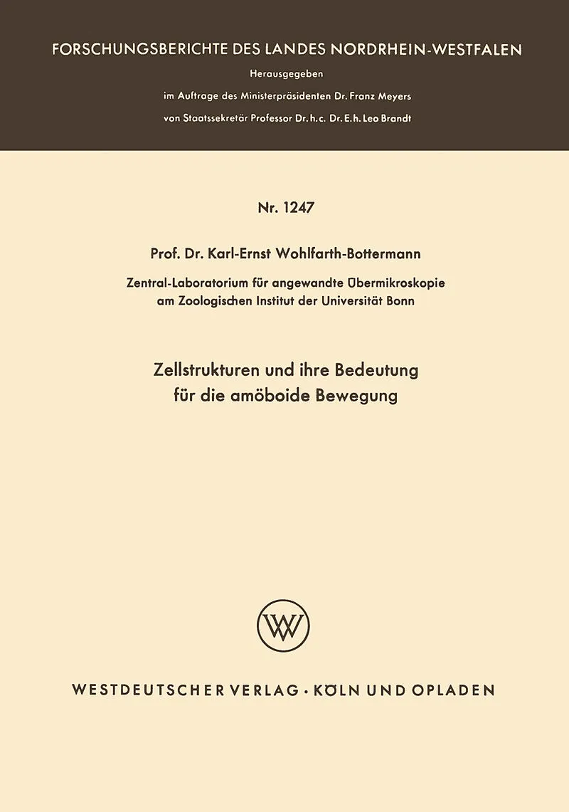 Zellstrukturen und ihre Bedeutung für die amöboide Bewegung