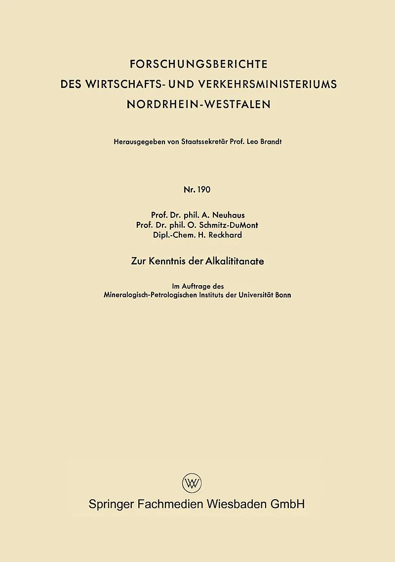 Zur Kenntnis der Alkalititanate