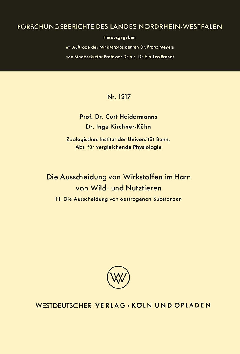 Die Ausscheidung von Wirkstoffen im Harn von Wild- und Nutztieren