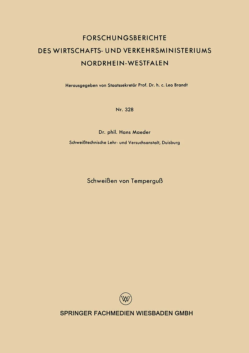 Schweißen von Temperguß