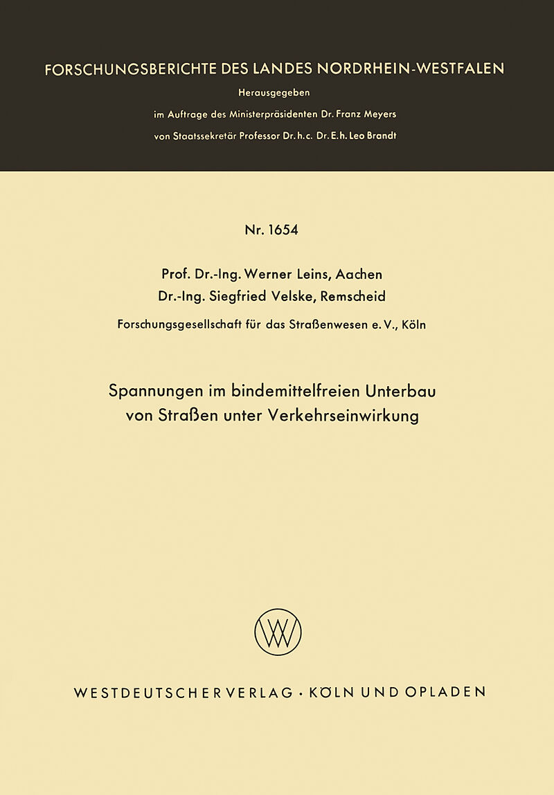 Spannungen im bindemittelfreien Unterbau von Straßen unter Verkehrseinwirkung