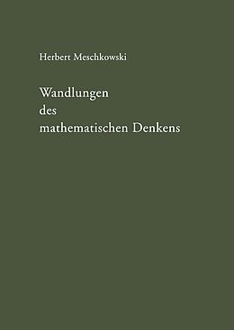 E-Book (pdf) Wandlungen des mathematischen Denkens von Herbert Meschkowski
