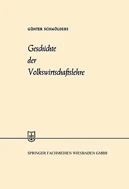 E-Book (pdf) Geschichte der Volkswirtschaftslehre von Günter Schmölders