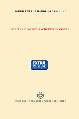 E-Book (pdf) Die Werbung des Facheinzelhandels von Fritz Klein-Blenkers, E. Sundhoff