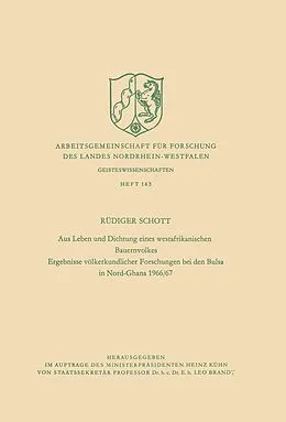 E-Book (pdf) Aus Leben und Dichtung eines westafrikanischen Bauernvolkes von Rüdiger Schott
