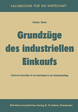 E-Book (pdf) Grundzüge des industriellen Einkaufs von Günther Diehm