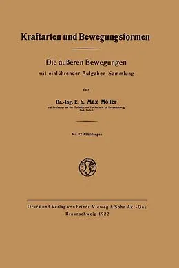 E-Book (pdf) Kraftarten und Bewegungsformen von Max Moeller
