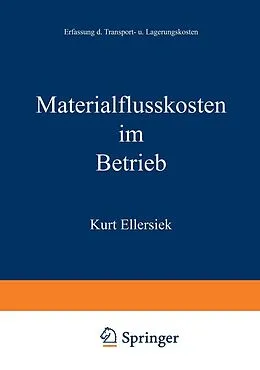 E-Book (pdf) Materialflußkosten im Betrieb von Kurt Ellersiek