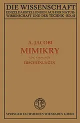 E-Book (pdf) Mimikry und Verwandte Erscheinungen von Arnold Jacobi