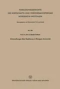 E-Book (pdf) Untersuchungen über Reaktionen in flüssigem Ammoniak von Otto Schmitz-Dumont