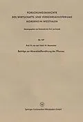 E-Book (pdf) Beiträge zur Mineralstoffernährung der Pflanzen von Walter Baumeister