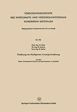 E-Book (pdf) Trocknung von Hanfgarnen. Kreuzspultrocknung von Waldemar Rohs