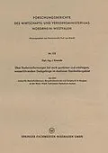 E-Book (pdf) Über Bodenverformungen bei stark gestörtem und mächtigem, wasserführendem Deckgebirge im Aachener Steinkohlengebiet von Jakob Emondts