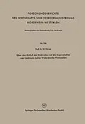 E-Book (pdf) Über den Einfluß der Elektroden auf die Eigenschaften von Cadmium-Sulfid-Widerstands-Photozellen von Walter Weizel