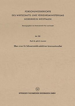 E-Book (pdf) Über einen für Schwermetalle selektiven Ionenaustauscher von Ernst Jenckel