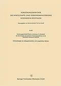 E-Book (pdf) Forschungsberichte des Wirtschafts- und Verkehrsministeriums Nordrhein-Westfalen von Leo Brandt