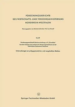 E-Book (pdf) Forschungsberichte des Wirtschafts- und Verkehrsministeriums Nordrhein-Westfalen von Leo Brandt