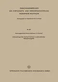 E-Book (pdf) Untersuchungen über das Spritzlackieren im elektrostatischen Hochspannungsfeld von Franz Bollenrath