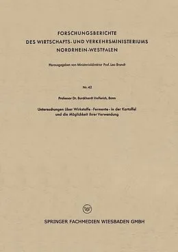 E-Book (pdf) Untersuchungen über Wirkstoffe-Fermente-in der Kartoffel und die Möglichkeit ihrer Verwendung von Burckhardt Helferich