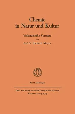 E-Book (pdf) Chemie in Natur und Kultur von Richard Meyer
