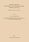 E-Book (pdf) Das Institut der Forschungsgemeinschaft Verfahrenstechnik e. V. an der Technischen Hochschule Aachen von Siegfried Kiesskalt