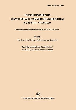 E-Book (pdf) Der Flächeninhalt von Koppelkurven von Walther Meyer zur Capellen