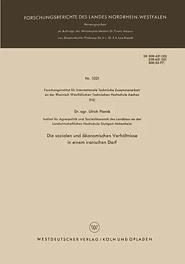 E-Book (pdf) Die sozialen und ökonomischen Verhältnisse in einem iranischen Dorf von Ulrich Planck