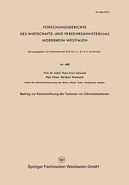 E-Book (pdf) Beitrag zur Kennzeichnung der Texturen von Schamottesteinen von Hans-Ernst Schwiete