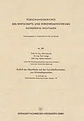 E-Book (pdf) Einfluß der Oberfläche auf das Verschleißverhalten von Schmiedegesenken von Otto Kienzle