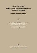 E-Book (pdf) Forschungsberichte des Wirtschafts- und Verkehrsministeriums Nordrhein-Westfalen von Staatssekretär Prof. Leo Brandt