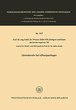 E-Book (pdf) Lärmabwehr bei Lüftungsanlagen von Werner Zeller