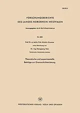 E-Book (pdf) Theoretische und experimentelle Beiträge zur Grenzschichtströmung von Fritz Schultz-Grunow