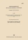 E-Book (pdf) Über den Begriff der industriellen Arbeit (Labour Relations and Human Relations) von Antonio Pinilla Sanchez-Concha