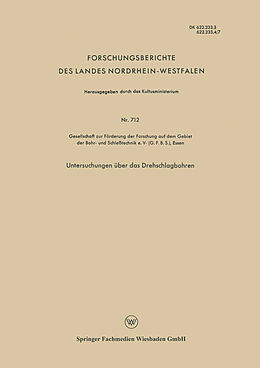 E-Book (pdf) Untersuchungen über das Drehschlagbohren von Kenneth A. Loparo
