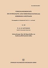 E-Book (pdf) Untersuchungen über die Eigenschaften von Cadmiumsulfid-Sandwich-Zellen von Josef Fassbender