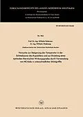 E-Book (pdf) Versuche zur Steigerung der Temperatur in der Schmelzzone des Kupolofens und zur Erzielung eines optimalen thermischen Wirkungsgrades durch Verwendung von HC-Koks in unterschiedlicher Stückgröße von Wilhelm Patterson