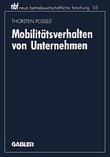 E-Book (pdf) Mobilitätsverhalten von Unternehmen von Thorsten Posselt