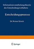 E-Book (pdf) Entscheidungsprozesse von Werner Kirsch