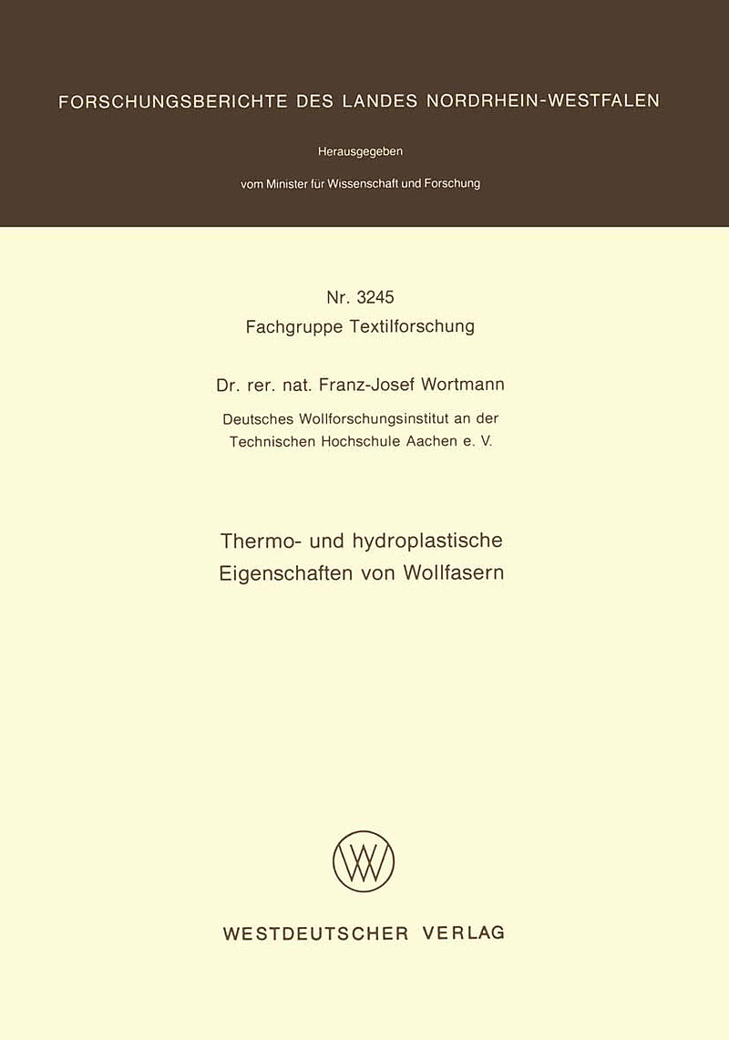 Thermo- und hydroplastische Eigenschaften von Wollfasern